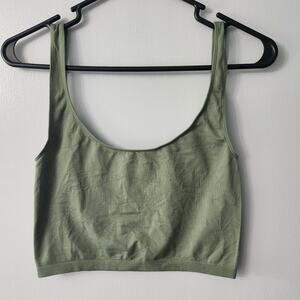 3/$20 Intimately Free People Seamless Tank Size Medium Large Green